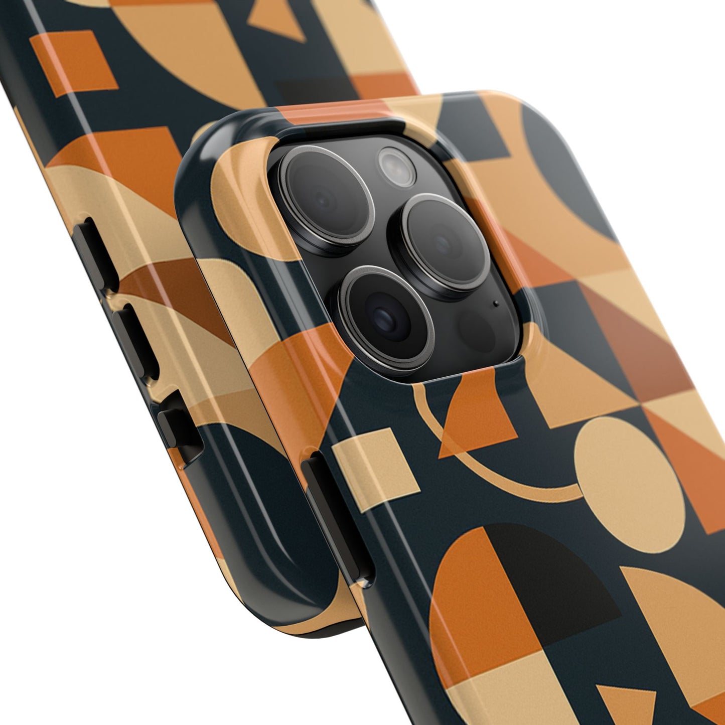 Coques de téléphone robustes à motifs géométriques