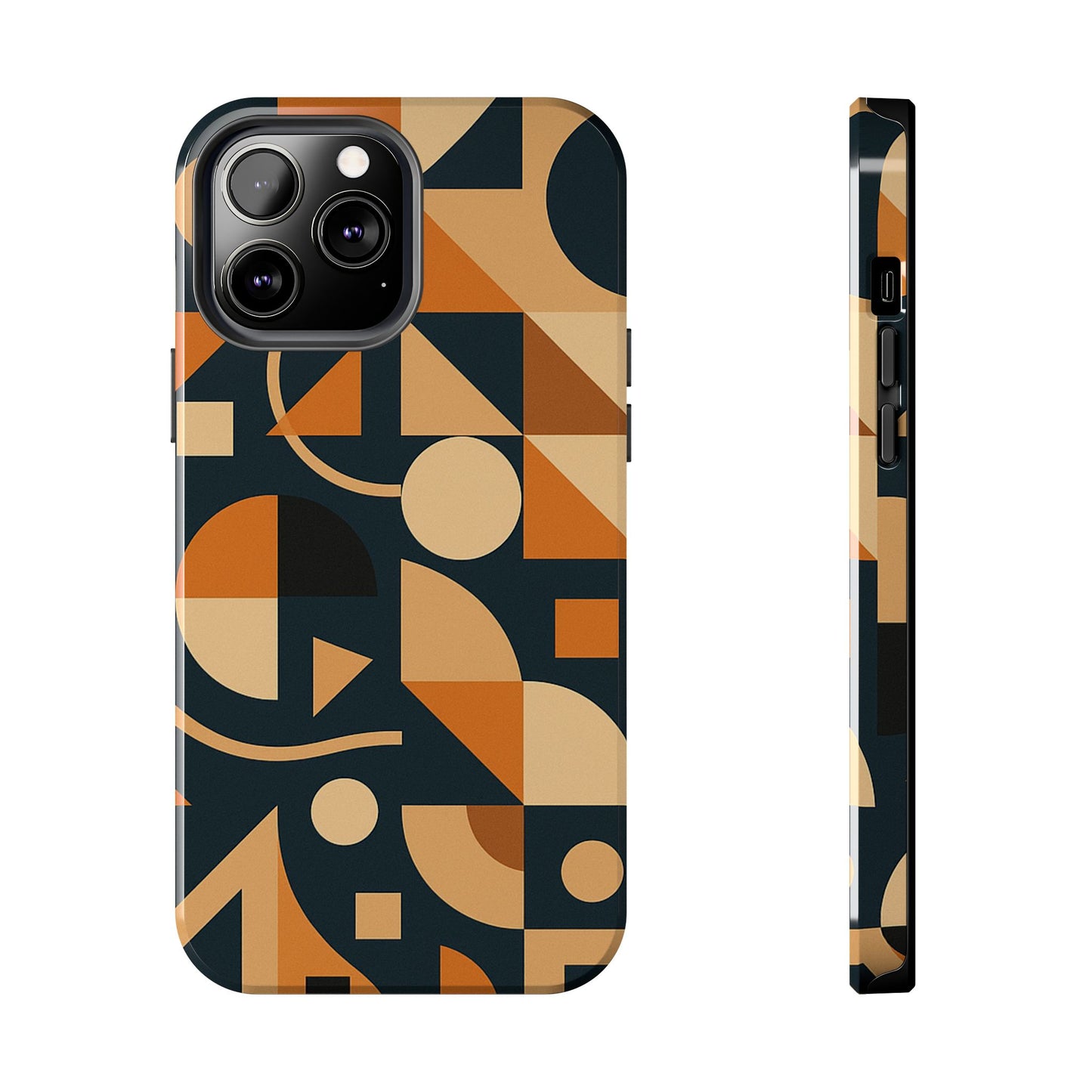 Coques de téléphone robustes à motifs géométriques