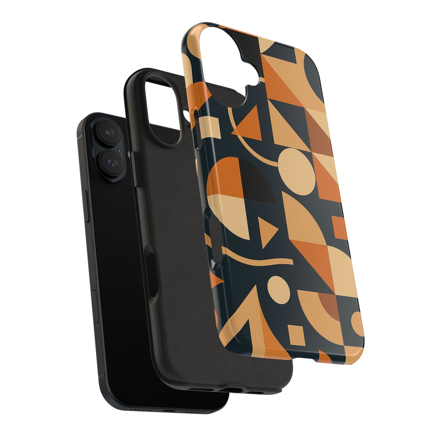 Coques de téléphone robustes à motifs géométriques