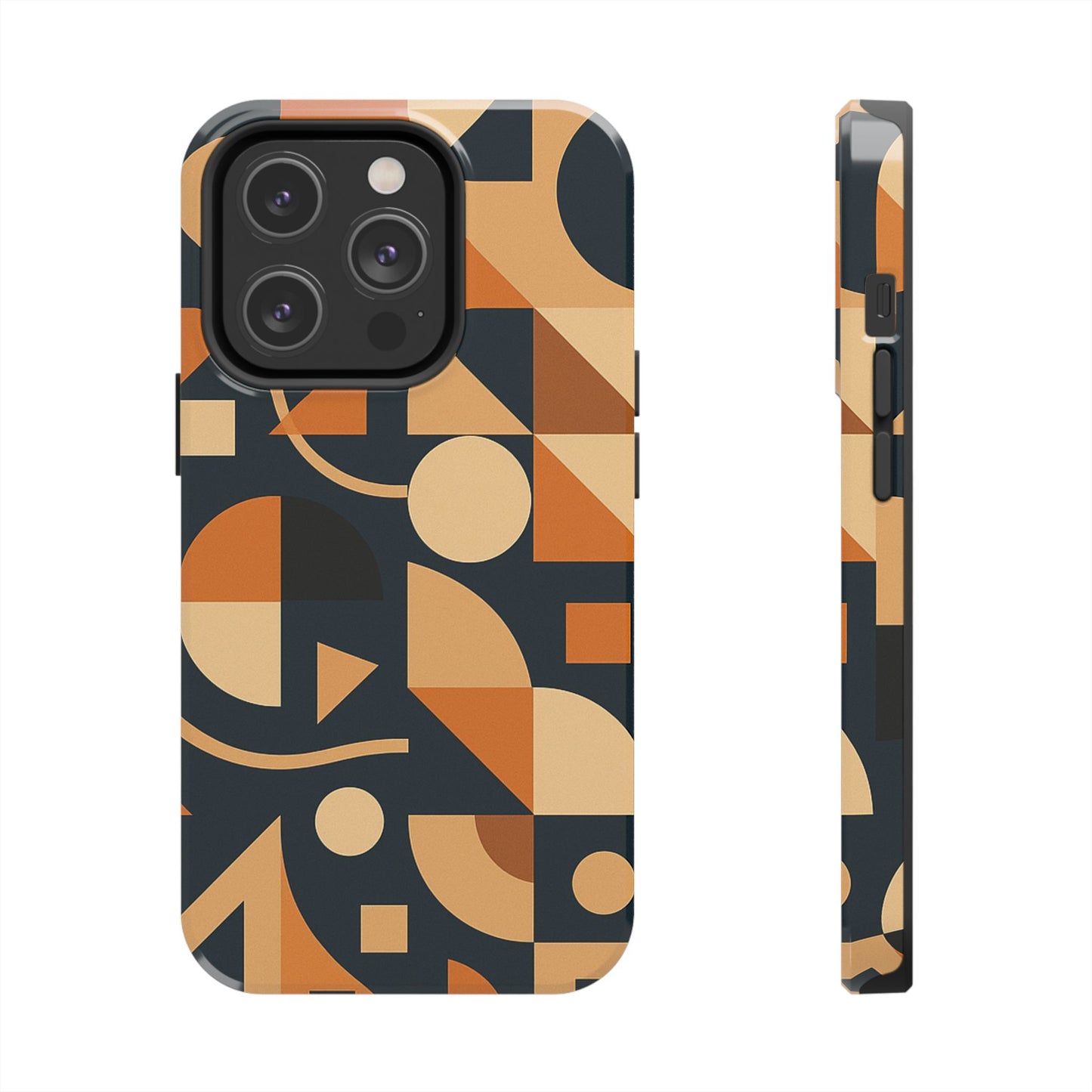 Coques de téléphone robustes à motifs géométriques