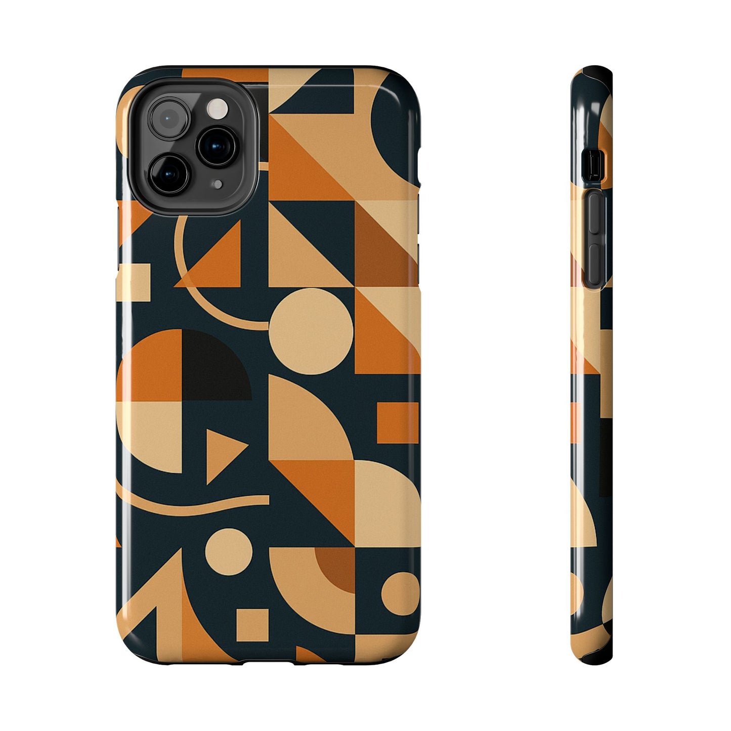 Coques de téléphone robustes à motifs géométriques