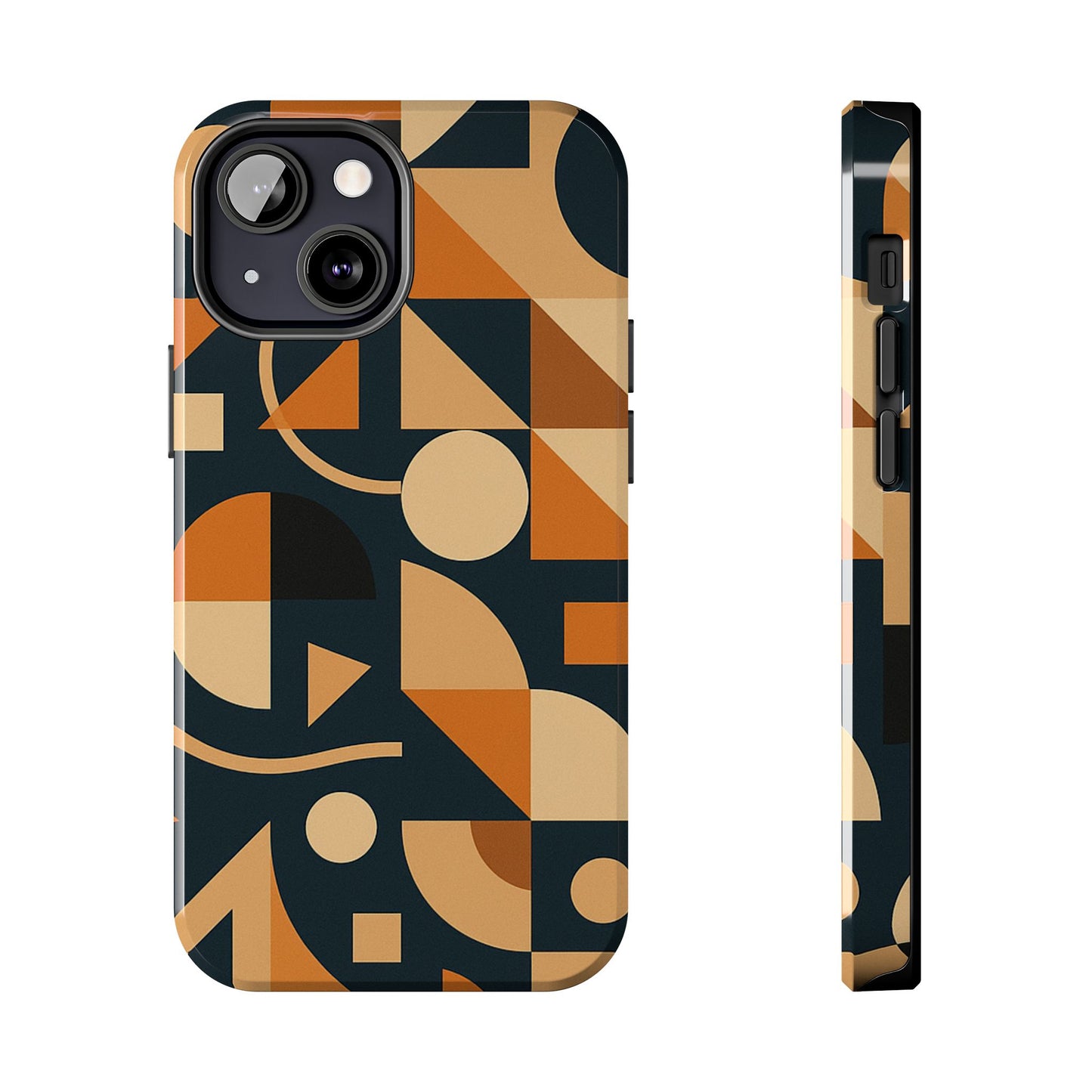 Coques de téléphone robustes à motifs géométriques