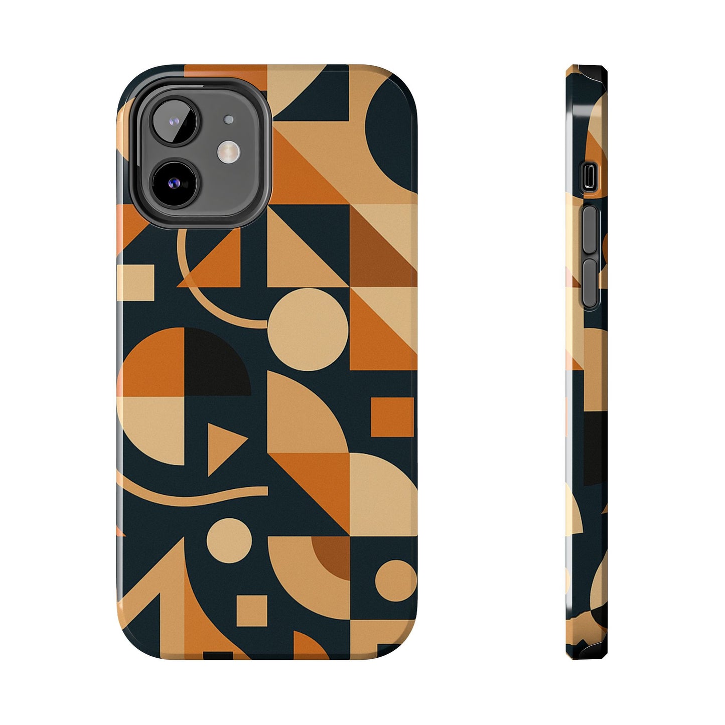 Coques de téléphone robustes à motifs géométriques