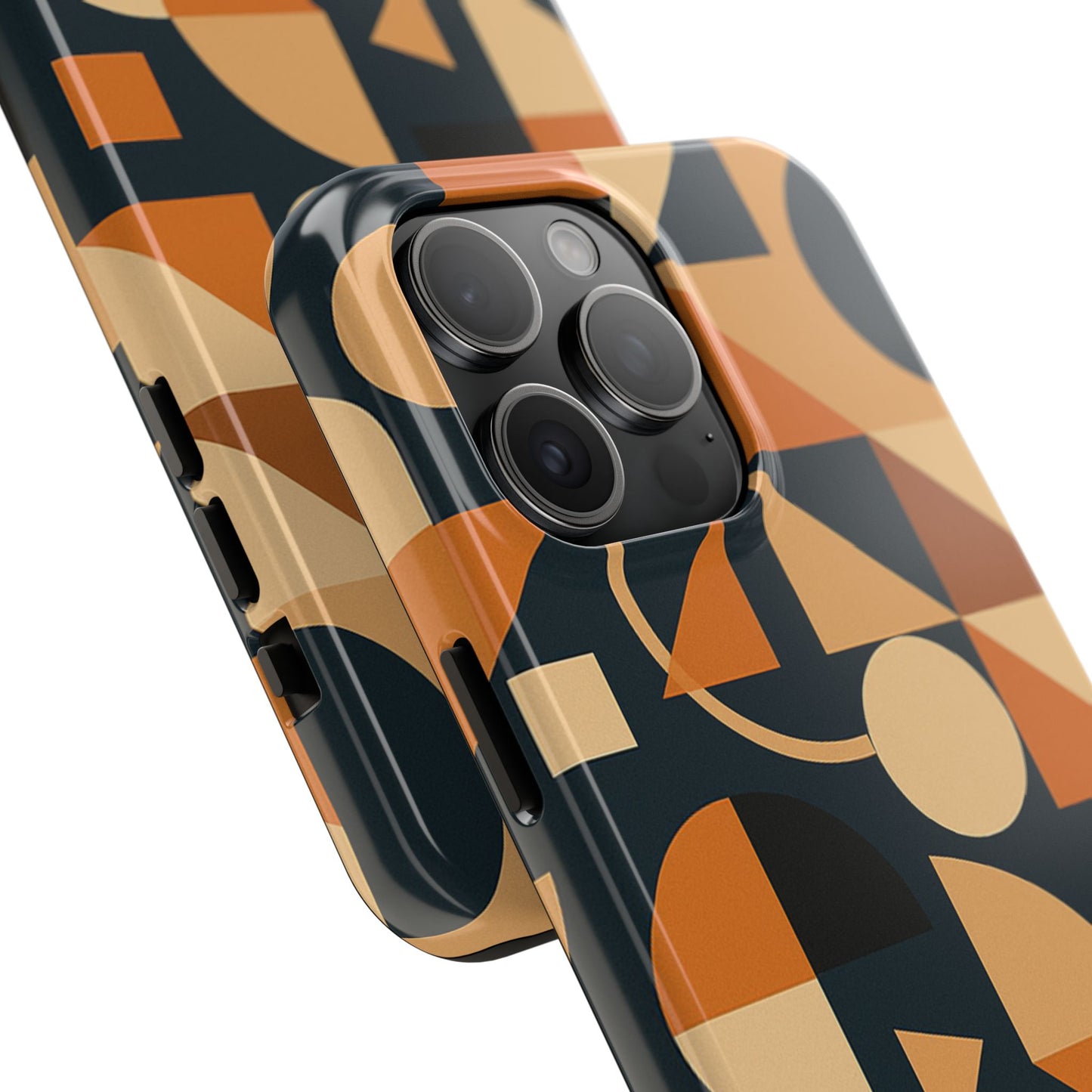 Coques de téléphone robustes à motifs géométriques