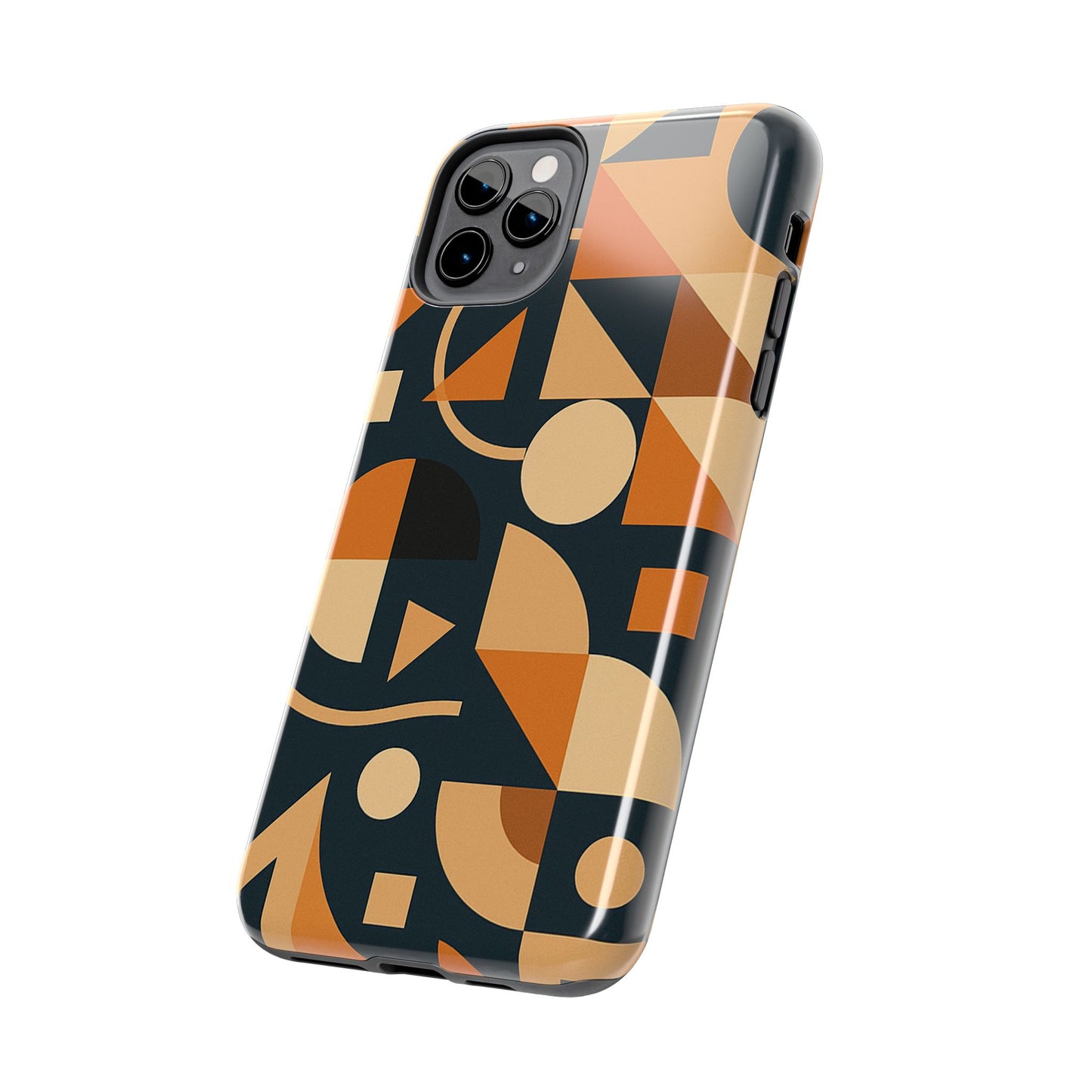 Coques de téléphone robustes à motifs géométriques