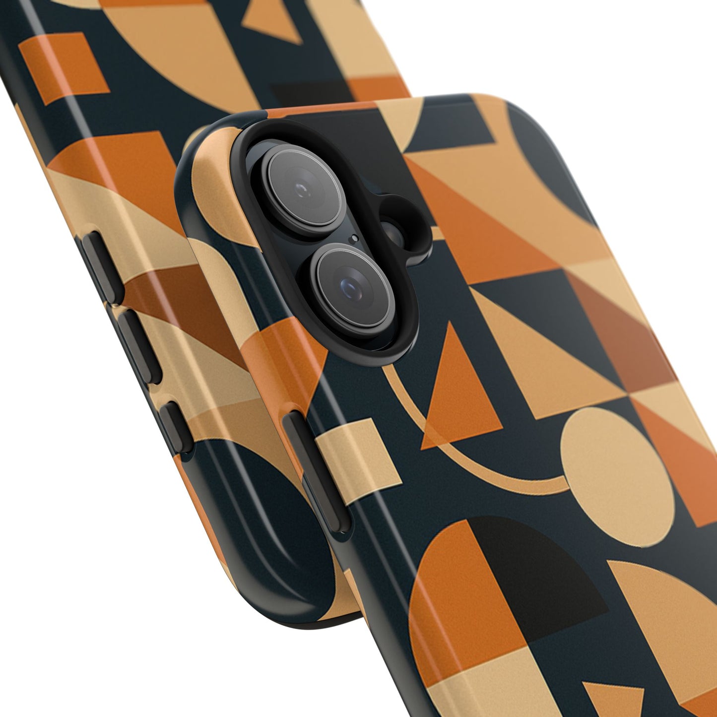 Coques de téléphone robustes à motifs géométriques