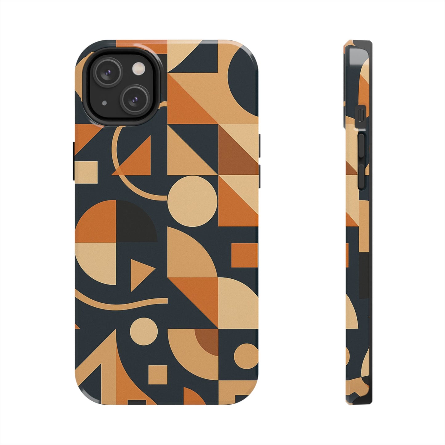 Coques de téléphone robustes à motifs géométriques