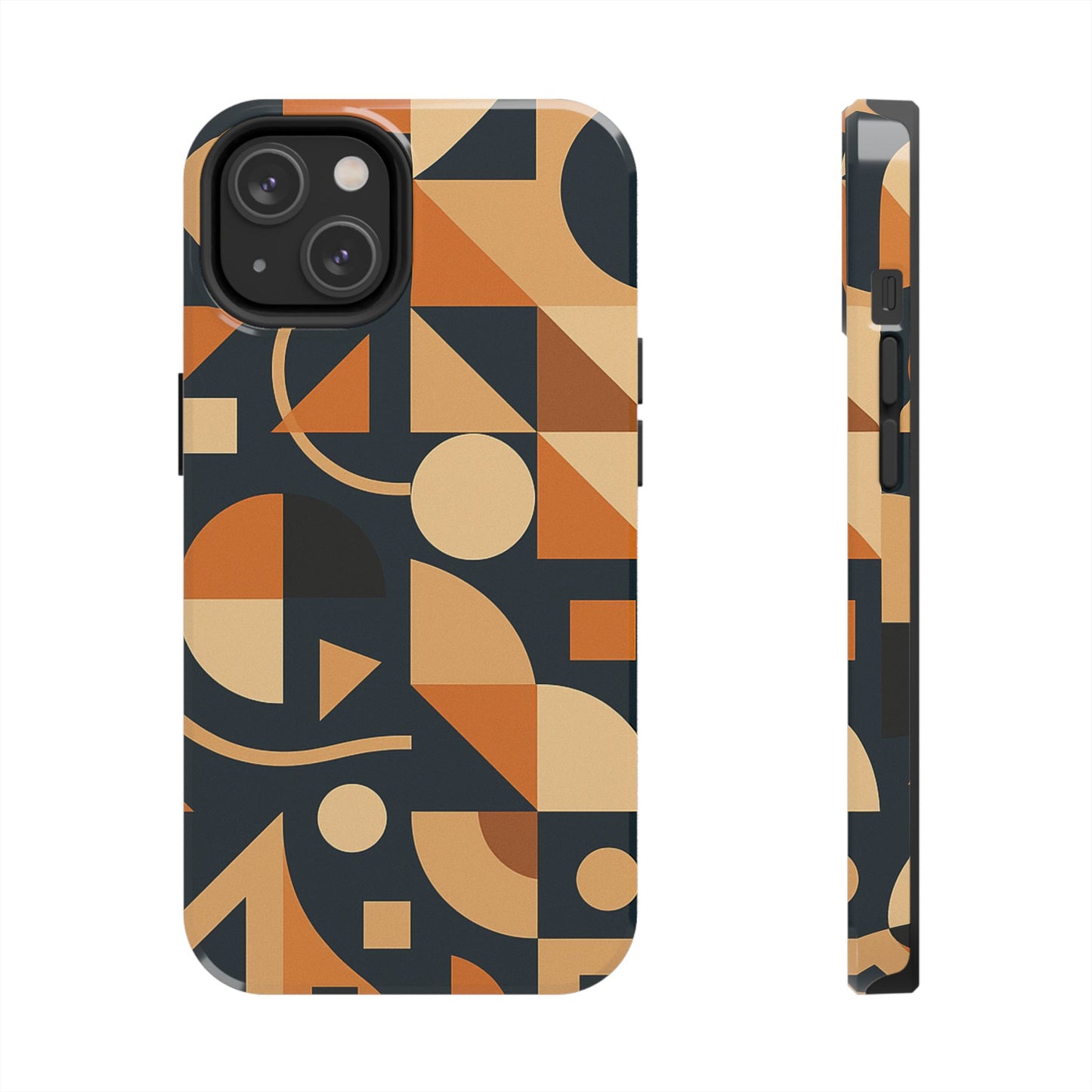 Coques de téléphone robustes à motifs géométriques