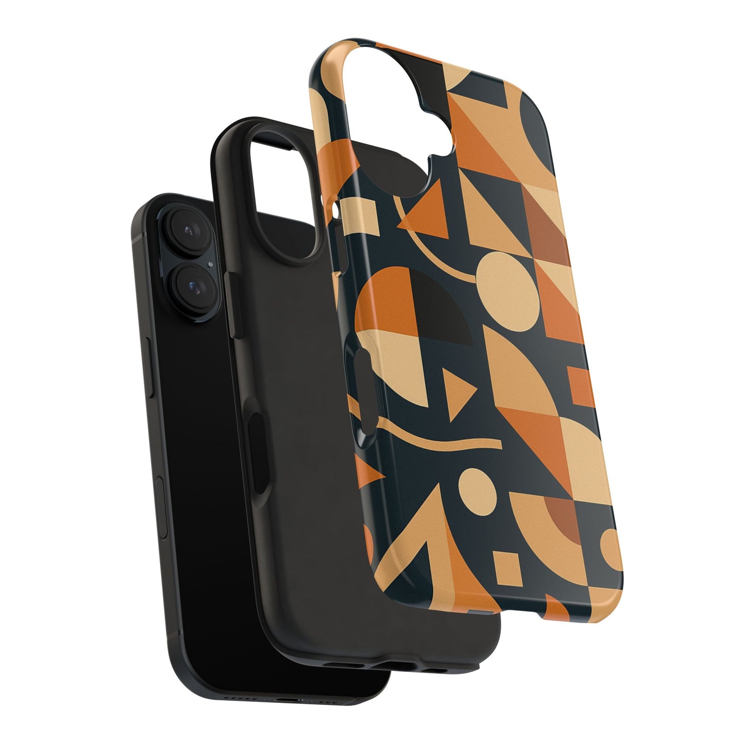 Coques de téléphone robustes à motifs géométriques