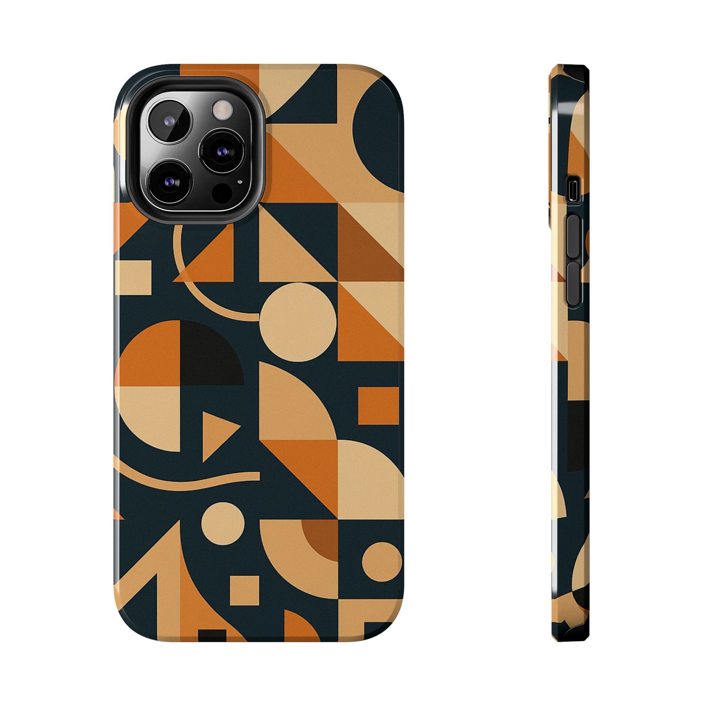 Coques de téléphone robustes à motifs géométriques