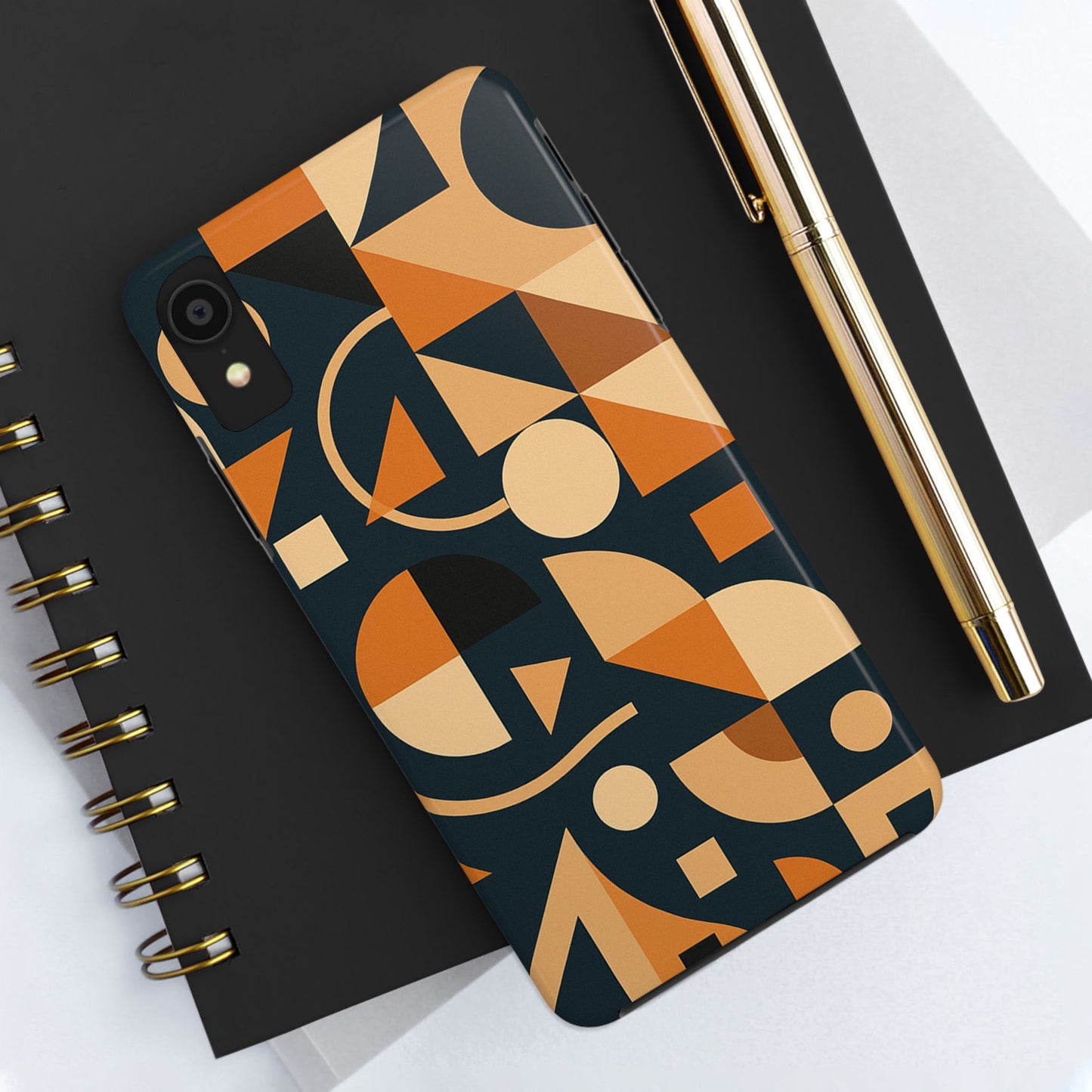 Coques de téléphone robustes à motifs géométriques