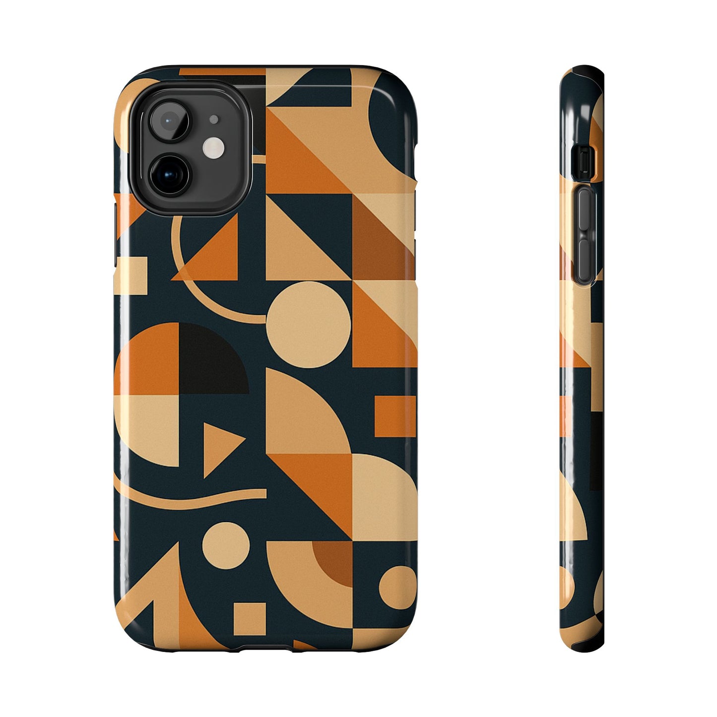 Coques de téléphone robustes à motifs géométriques