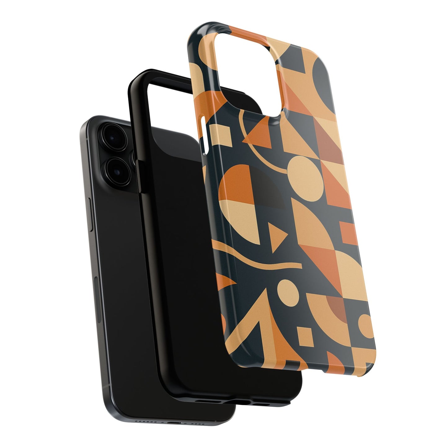 Coques de téléphone robustes à motifs géométriques