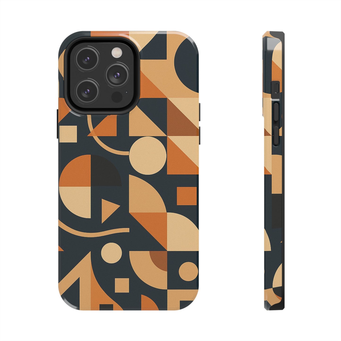 Coques de téléphone robustes à motifs géométriques