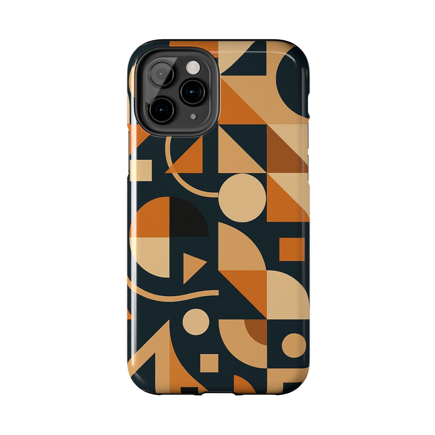 Coques de téléphone robustes à motifs géométriques