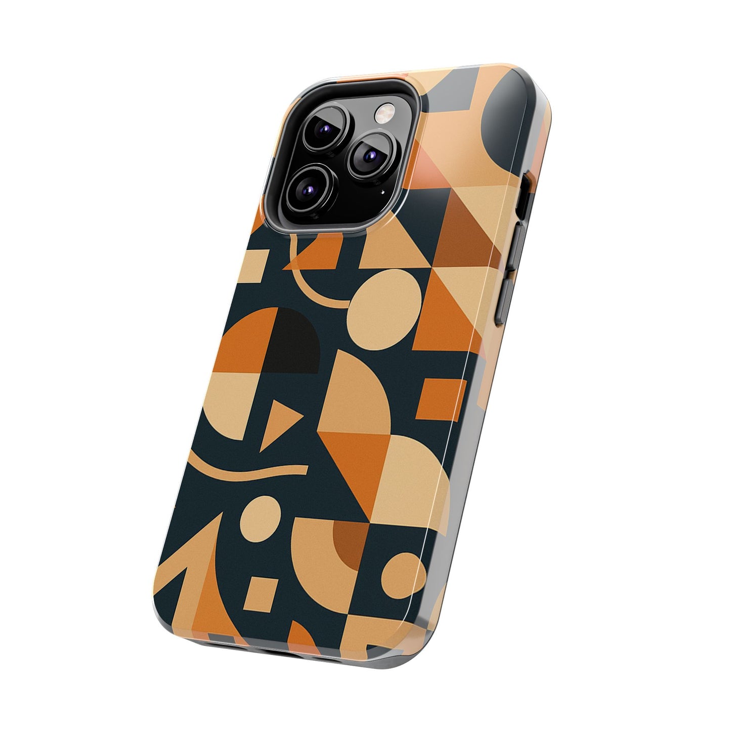Coques de téléphone robustes à motifs géométriques