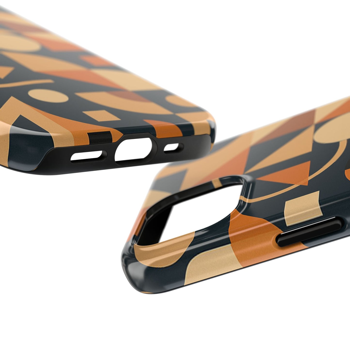 Coques de téléphone robustes à motifs géométriques