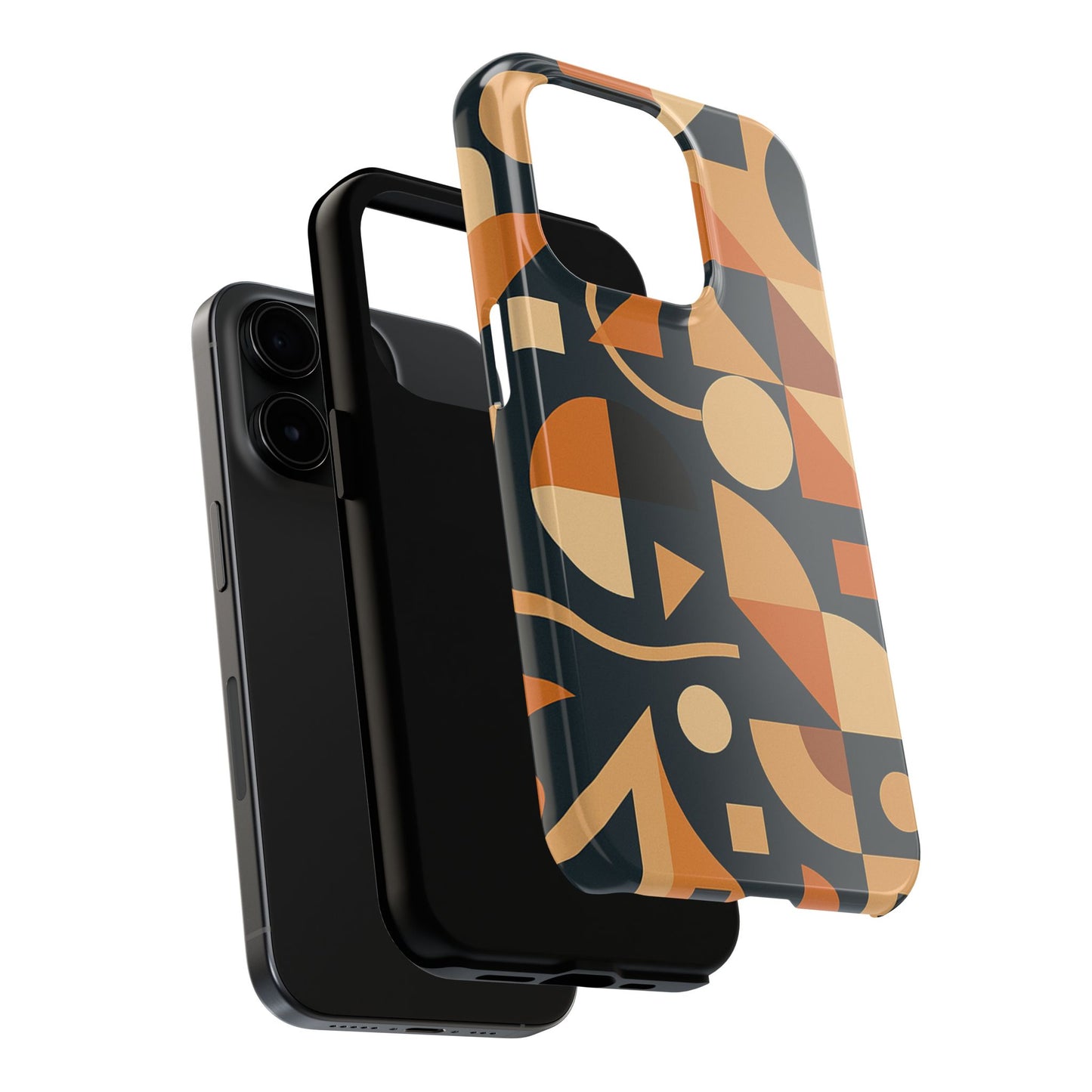 Coques de téléphone robustes à motifs géométriques