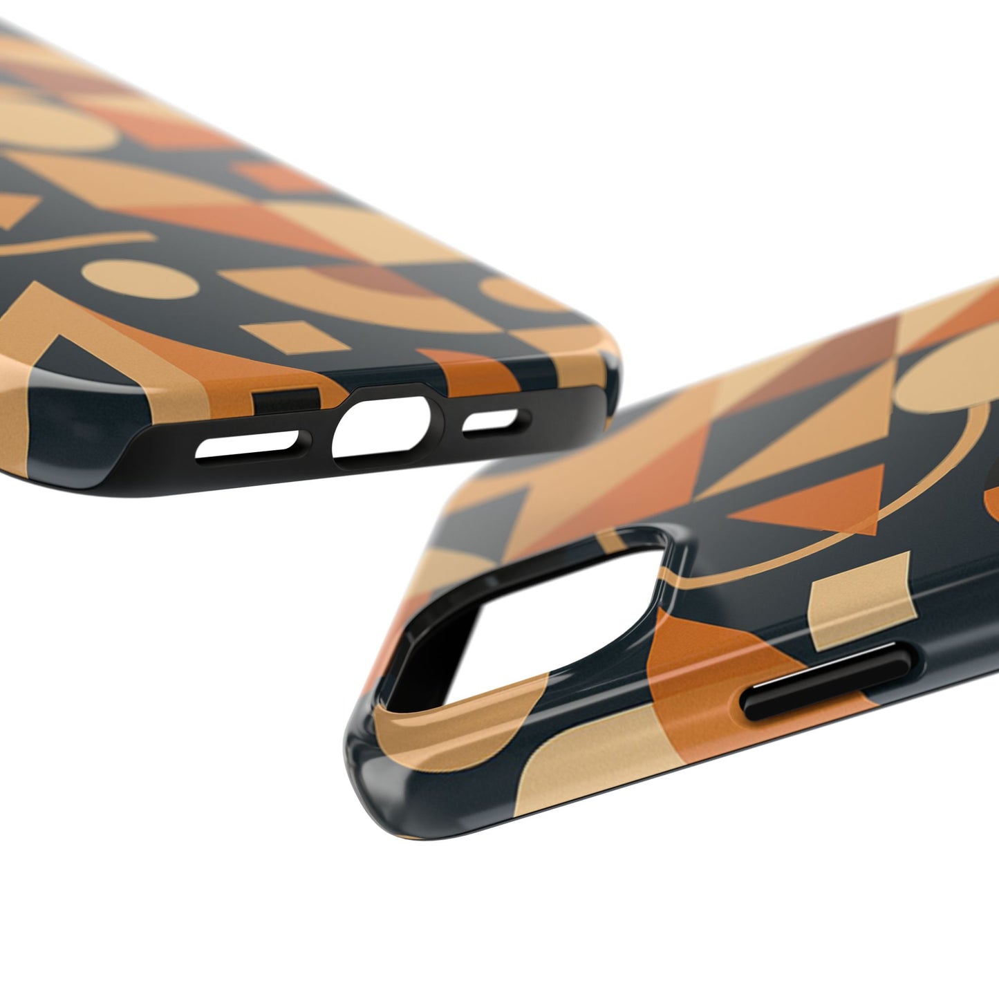 Coques de téléphone robustes à motifs géométriques
