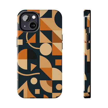 Coques de téléphone robustes à motifs géométriques