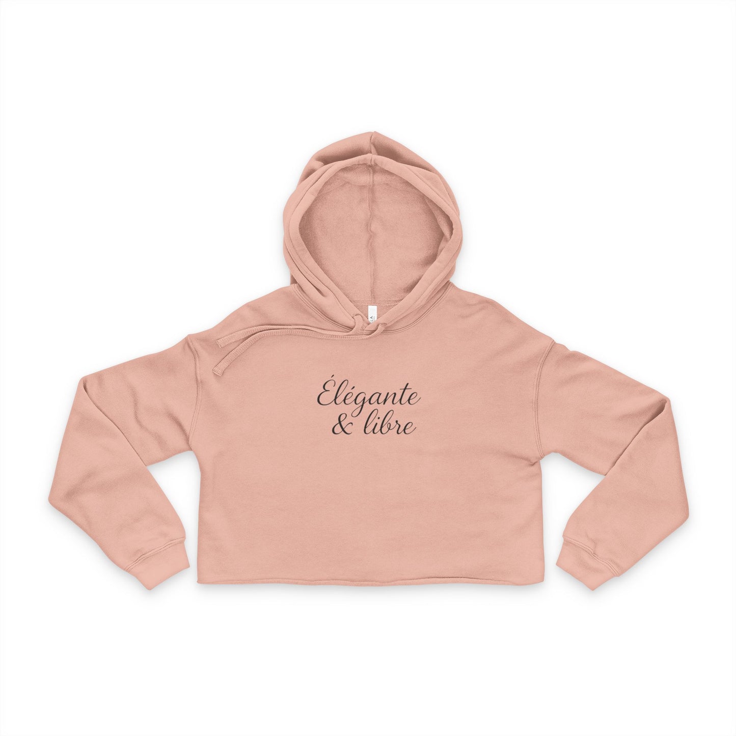 Sweat à capuche court femme