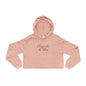 Sweat à capuche court femme