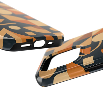 Coques de téléphone robustes à motifs géométriques