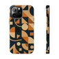Coques de téléphone robustes à motifs géométriques