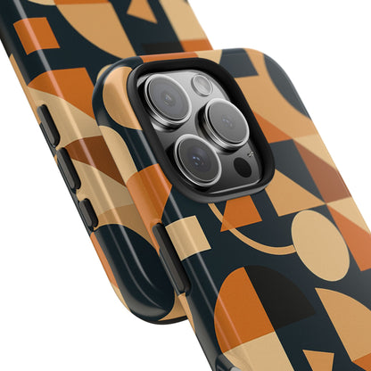 Coques de téléphone robustes à motifs géométriques