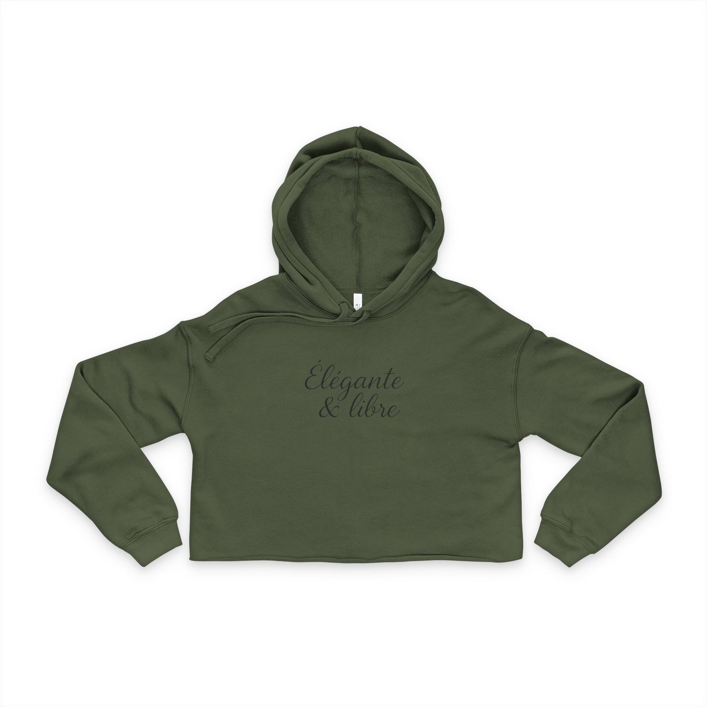 Sweat à capuche court femme