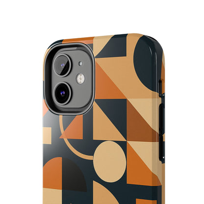 Coques de téléphone robustes à motifs géométriques