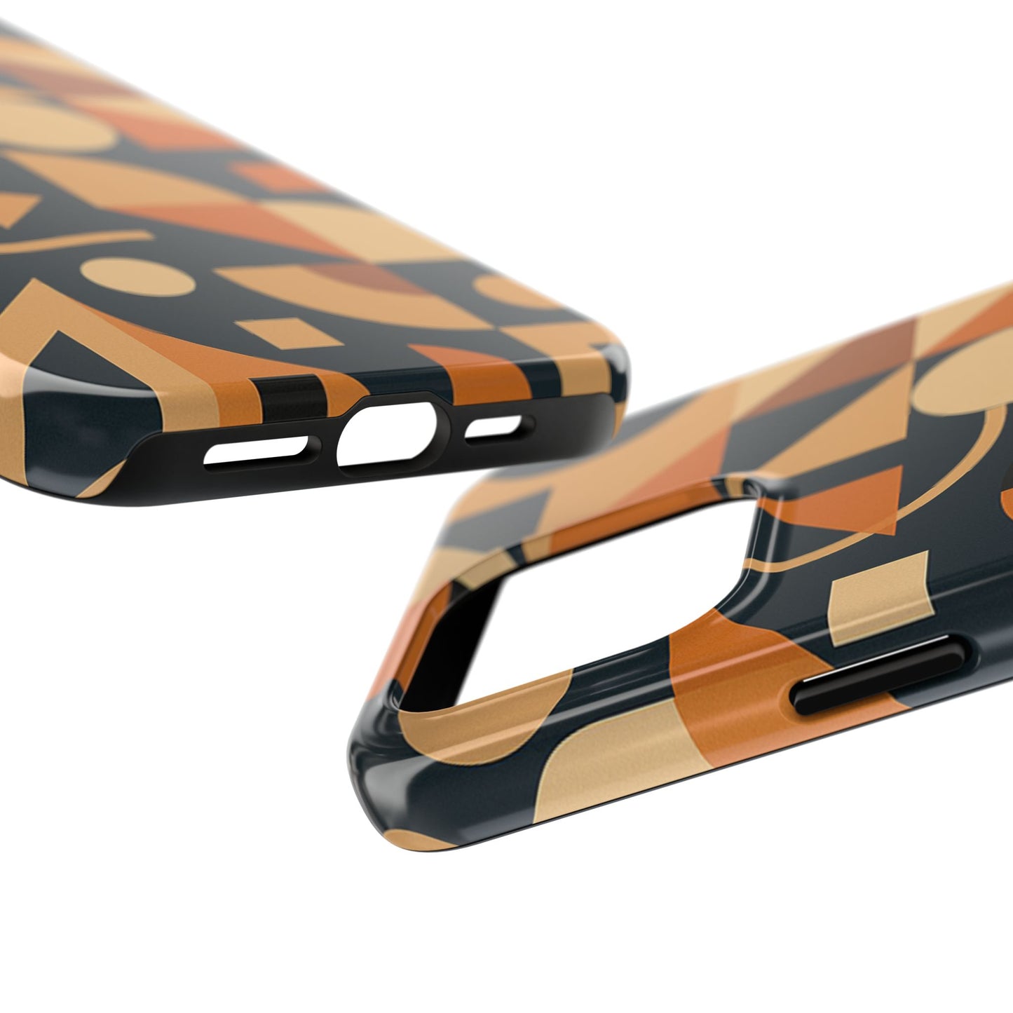 Coques de téléphone robustes à motifs géométriques