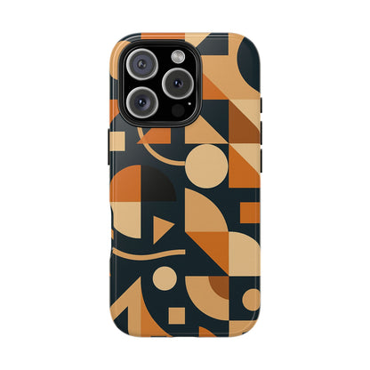Coques de téléphone robustes à motifs géométriques