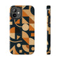 Coques de téléphone robustes à motifs géométriques