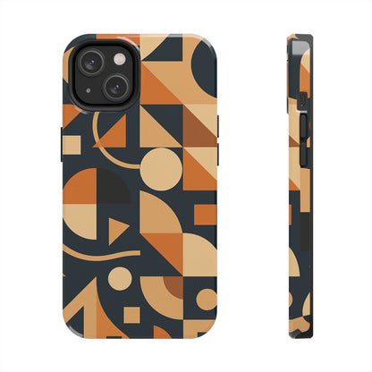 Coques de téléphone robustes à motifs géométriques