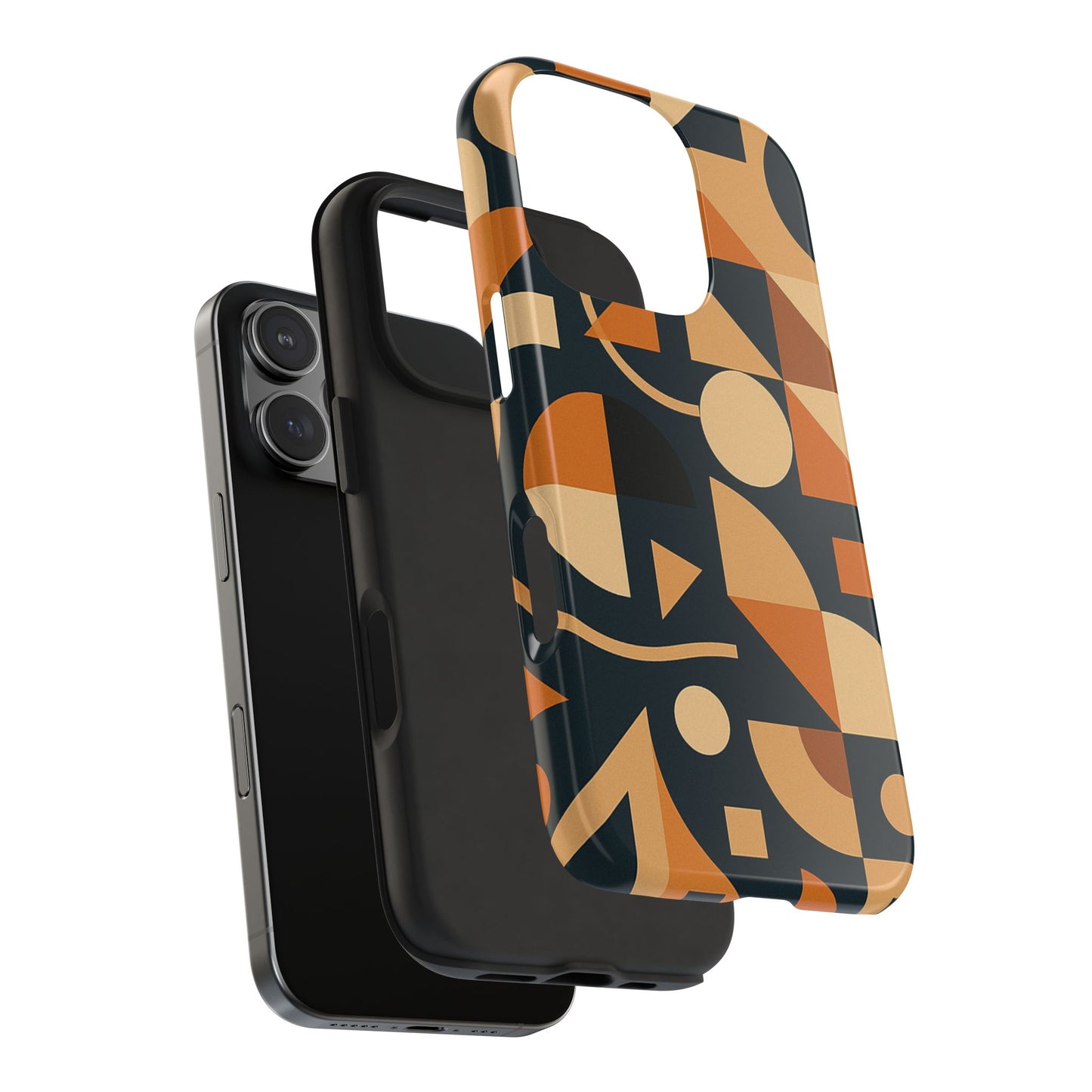 Coques de téléphone robustes à motifs géométriques