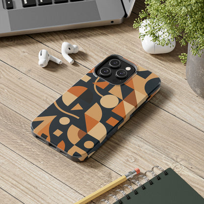 Coques de téléphone robustes à motifs géométriques