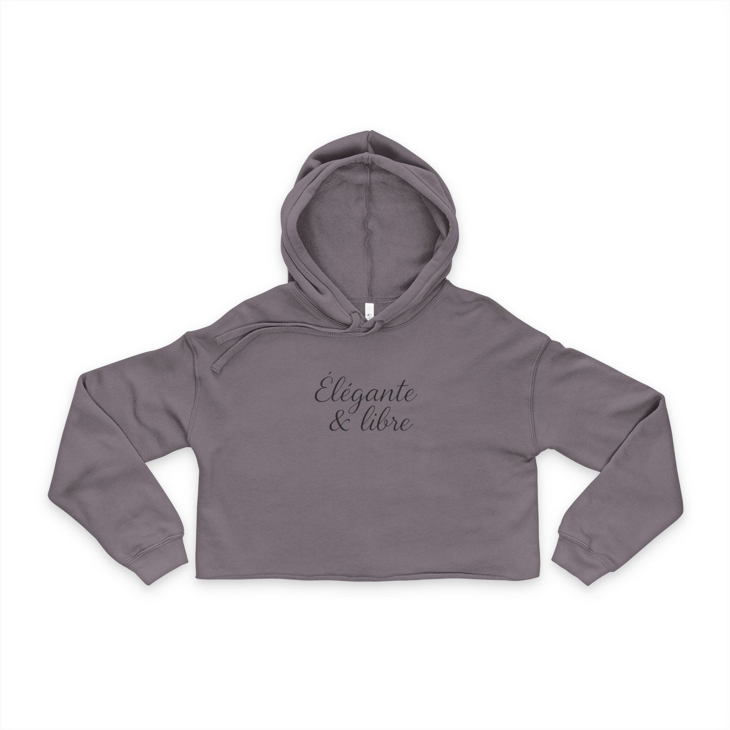 Sweat à capuche court femme