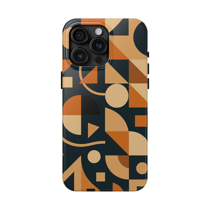 Coques de téléphone robustes à motifs géométriques