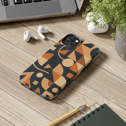 Coques de téléphone robustes à motifs géométriques